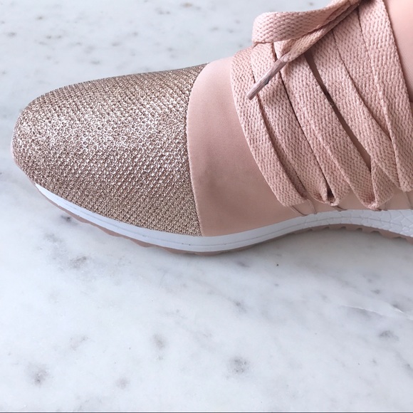 Sparkle Cross-Lace Sneakers - Picture 3 of 6